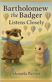 Bartholomew the Badger Listens Closely by&nbsp;Shanela